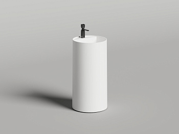 Раковина из искусственного камня S-Sense Salini ARMONIA 130412G 50х50 напольная цвет белый